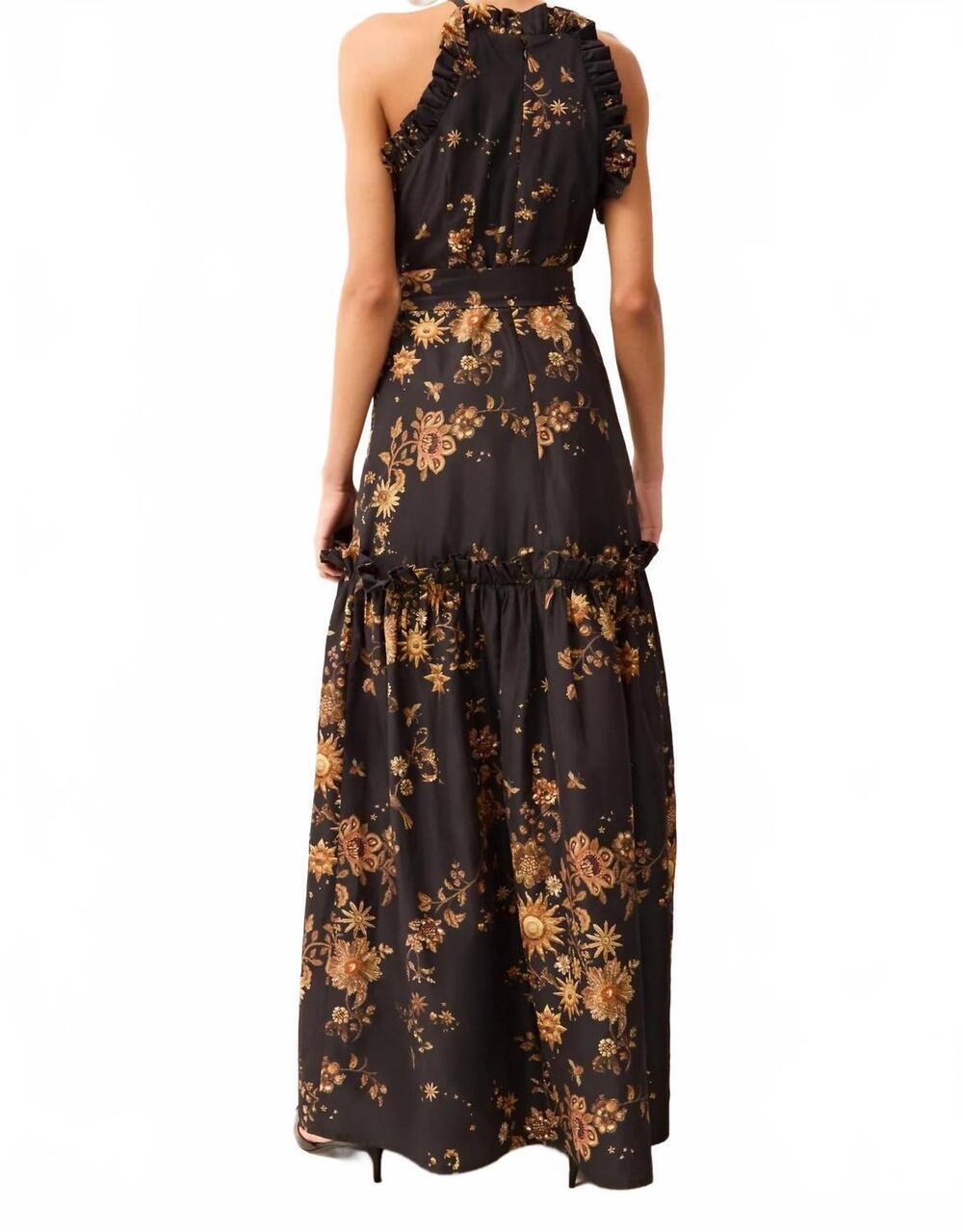 NEW MARIE OLIVER keenan dress in gilded - Picture 3 of 5